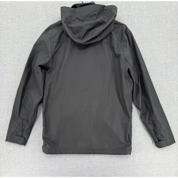 Prana M65 Olive Green Waterproof Jacket Hooded Mens M Rain Pockets - Picture 2 of 8